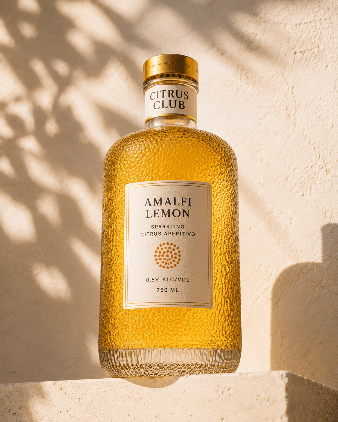 Citrus Club Amalfi Lemon label detail.