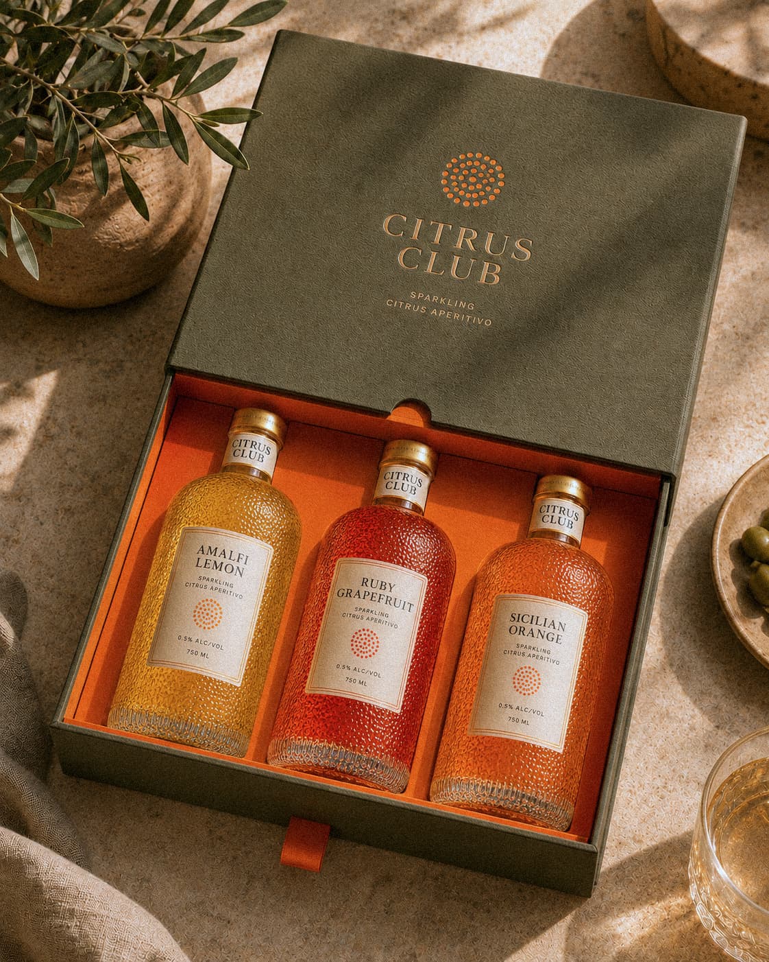 Citrus Club boxed set packaging.